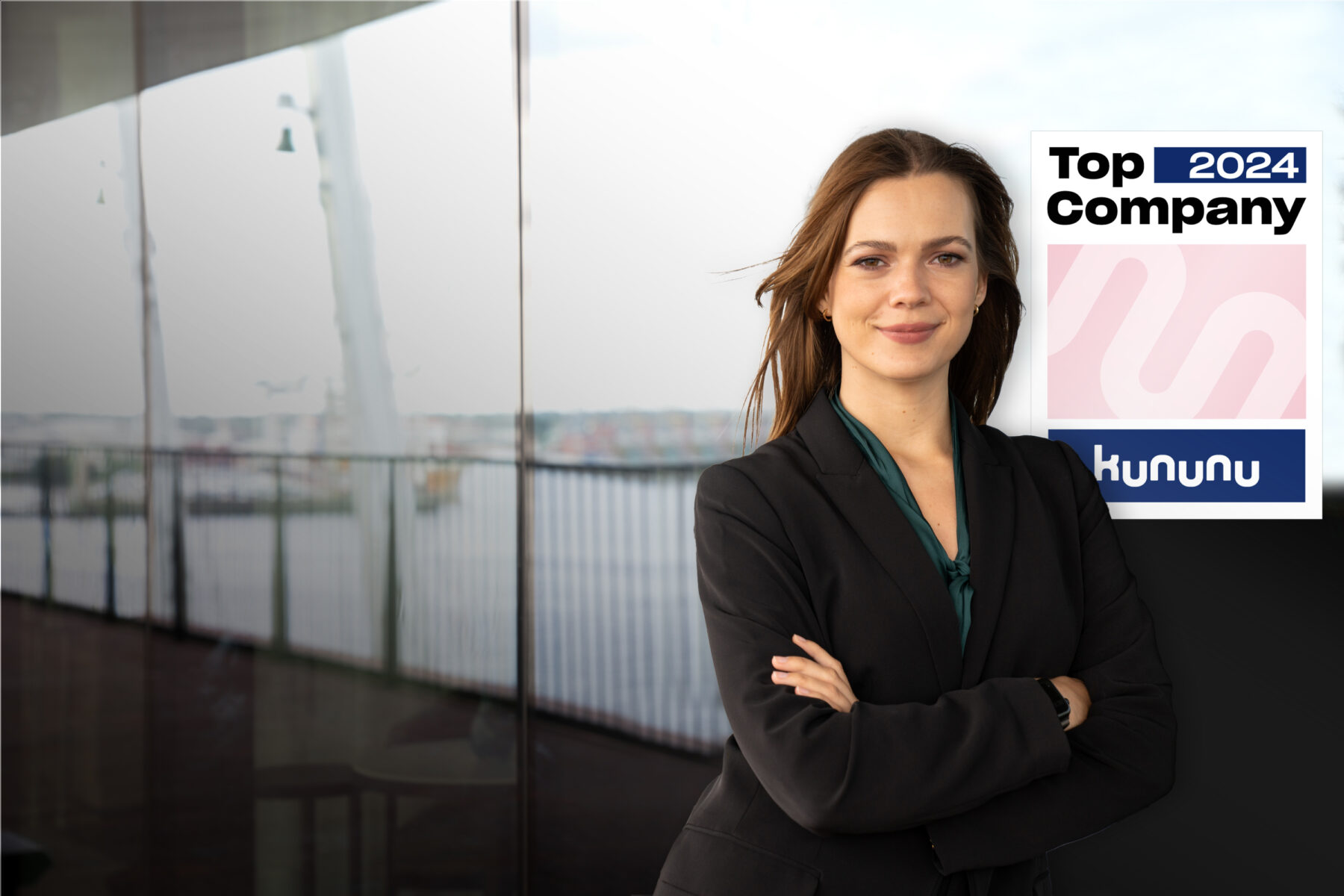 Frau im Business Anzug